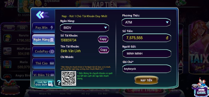 789 Club giao dịch nhanh