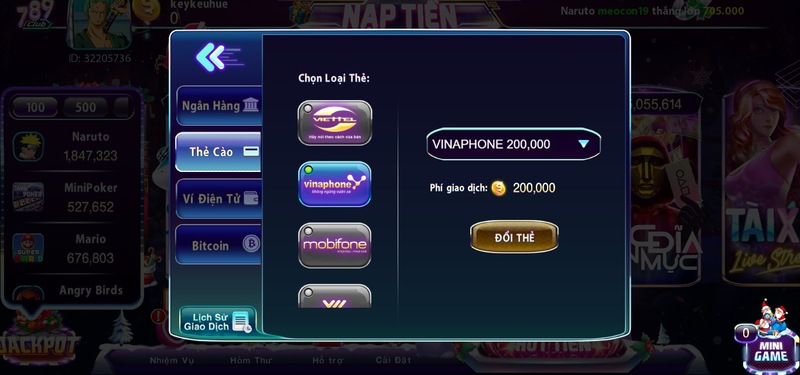 Rút tiền nhanh 789 Club