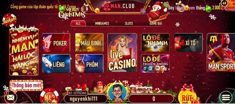 Cổng game Man Club uy tín