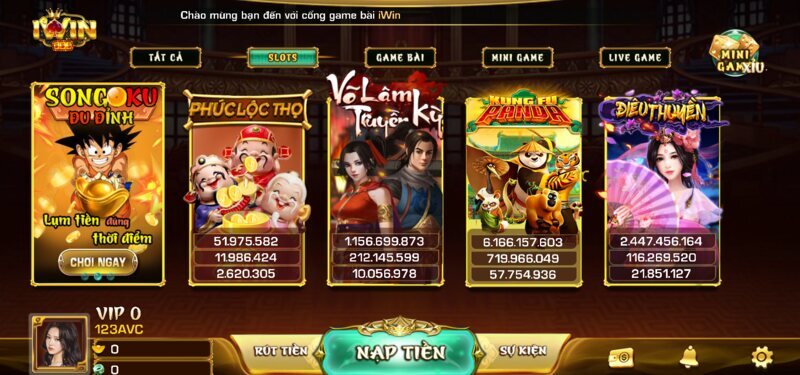 Trò chơi Iwin Club hấp dẫn