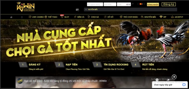 K9 Win Giftcode - Bùng nổ săn thưởng dành cho game thủ may mắn nhất