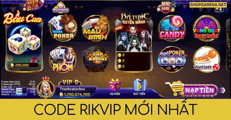 Giới thiệu các mã Rikvip Giftcode chất lượng nhất trong năm 2023