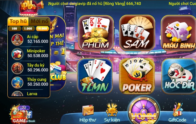 Chơi game bài nhận Runvip Giftcode đổi thưởng giá trị 2023
