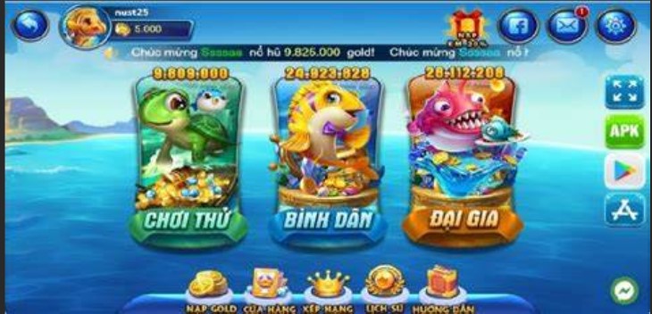 Tải game bắn cá b52 về máy chơi thả gia không giới hạn