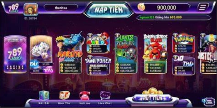 Nổ hũ 789 club Săn hũ thả ga với sân chơi xanh chín