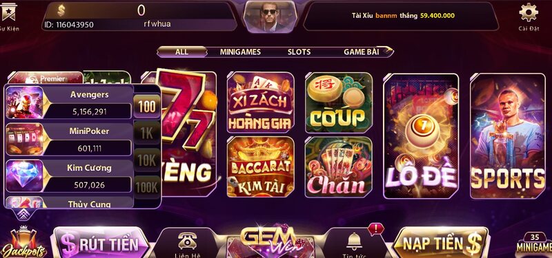 Sân chơi đổi thưởng Gemwin hot nhất Việt Nam