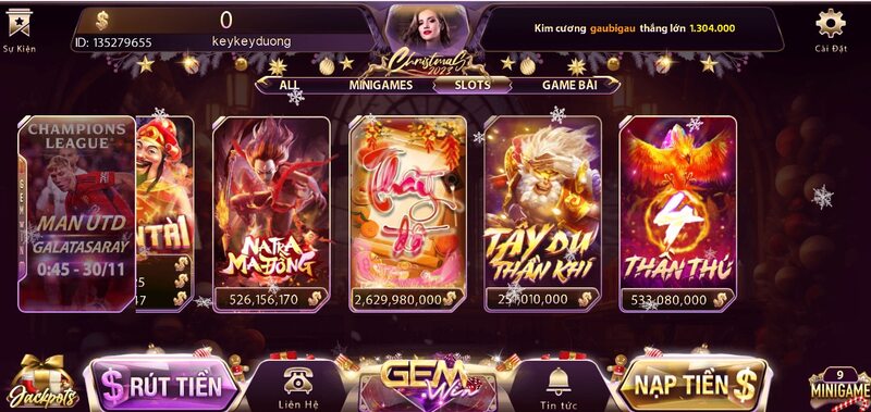 Gemwin và sản phẩm nổ hũ