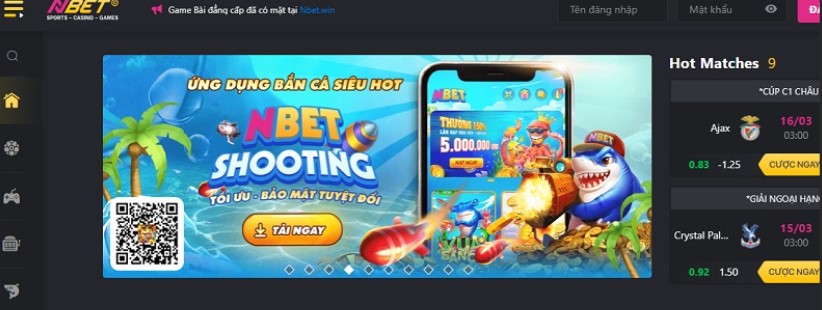 Nạp rút tiền tại Bắn cá Nbet nhanh chóng