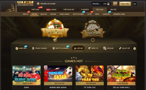Top 3 tựa game Nổ hũ oxbet đáng chơi nhất năm 2023