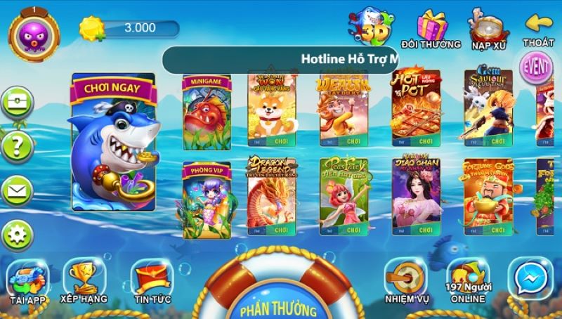 Săn cá cực phê, thưởng cực khủng cùng bắn cá G88 Club