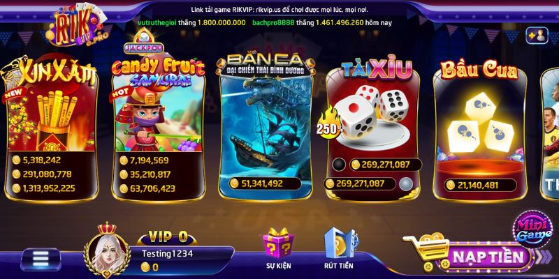 Làm chủ đại dương cùng game bắn cá Rikvip Club mới nhất 2023
