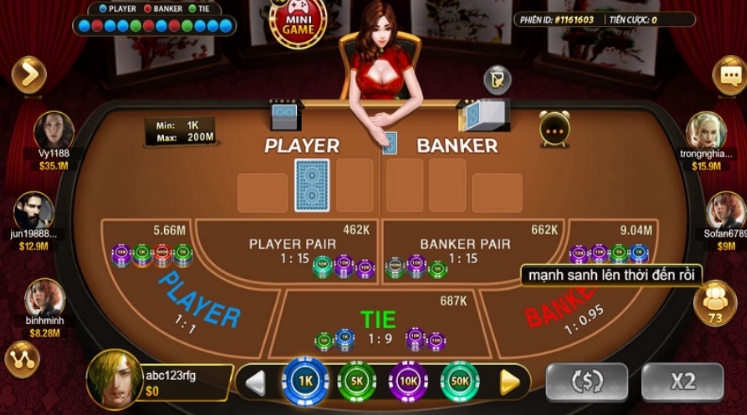 Hướng dẫn cách đặt cược Baccarat Go88