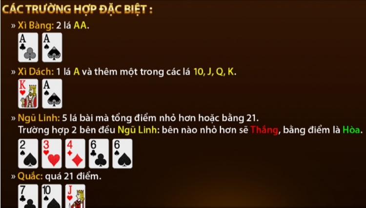 Các trường hợp bài đặc biệt