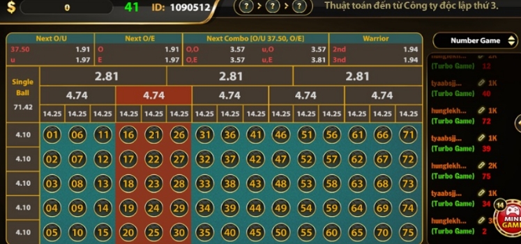 Cược O/E hay còn gọi là cược chẵn lẻ