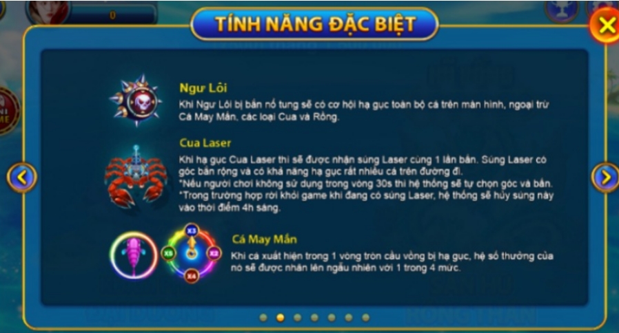 Một số tính năng đặc biệt và thú vị tại tựa game bắn cá đổi thưởng này