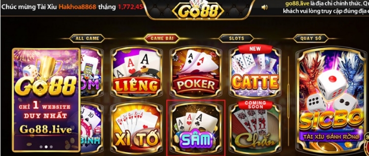 Game Bài Sâm Go88 là thể loại game như thế nào?