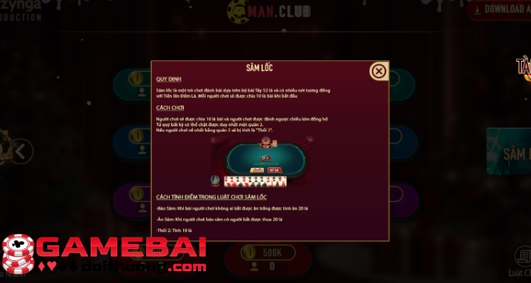 Hướng Dẫn Chi Tiết Cách Chơi Game Bài Sâm Man Club