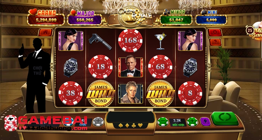 Cách chơi của Game Slot Casino Royale Man Club