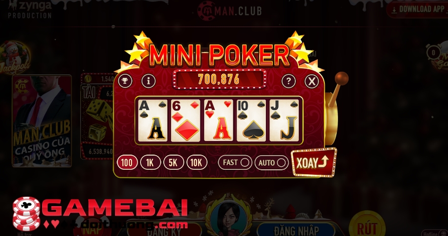 Các Tính Năng Đặc Biệt Của Mini Poker Man Club