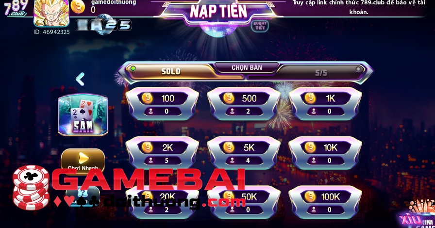 Cách Chơi Bài Sâm 789 Club