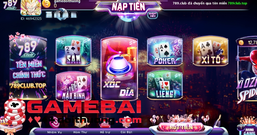 Game Bài Sâm 789 Club - Dễ chơi dễ trúng thưởng