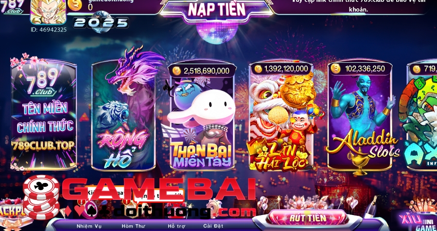 Game Rồng Hổ 789 Club – Trải nghiệm cá cược kịch tính, thắng lớn dễ dàng