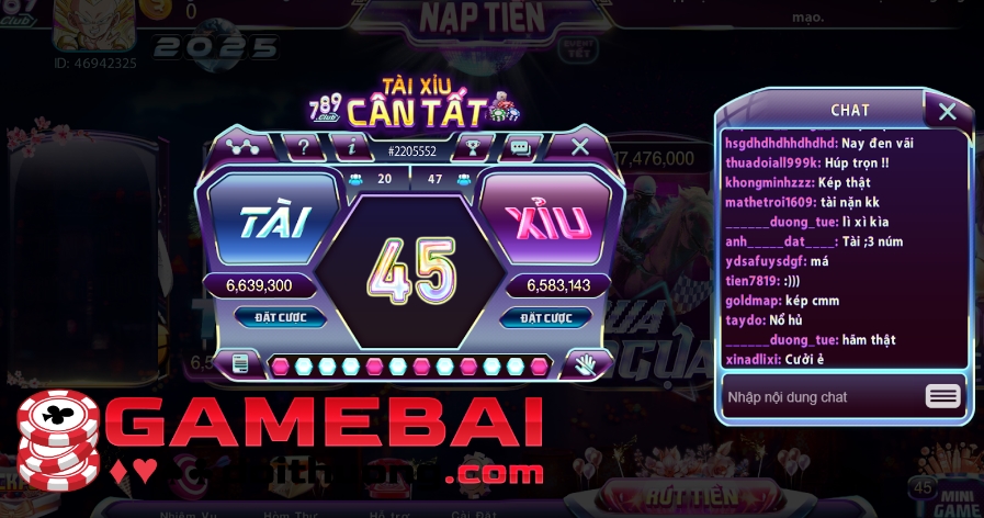 Game Tài Xỉu 789 Club – Trải Nghiệm Cảm Giác Căng Thẳng và Hấp Dẫn