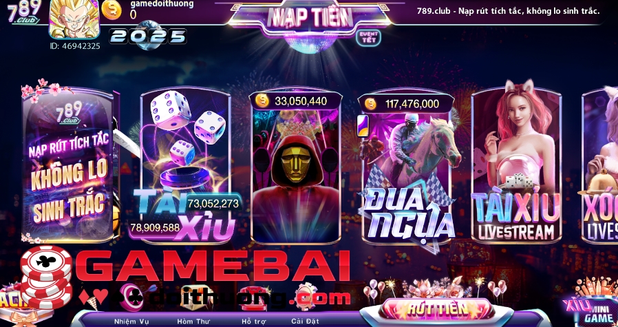 Game Tài Xỉu 789 Club – Trải Nghiệm Cảm Giác Căng Thẳng và Hấp Dẫn