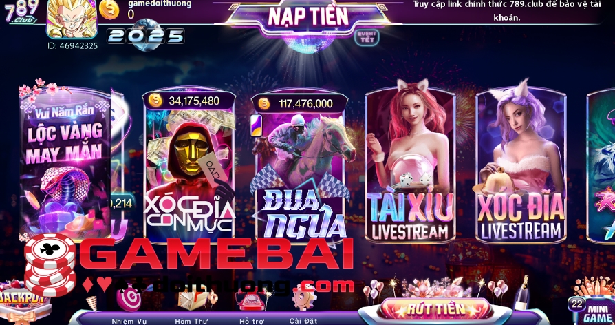 Game Xóc Đĩa Con Mực 789 Club – Trò Chơi Hấp Dẫn Dựa Trên Squid Game