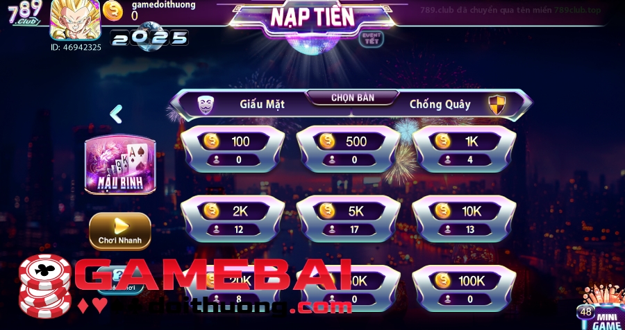 Cách Chơi Game Bài Mậu Binh 789 Club