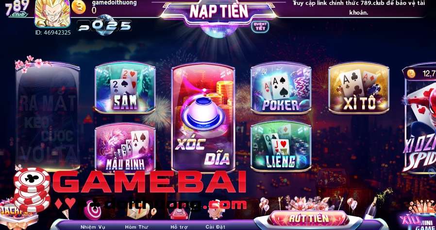Game Bài Mậu Binh 789 Club - Tham gia chơi và nhận thưởng mỗi ngày