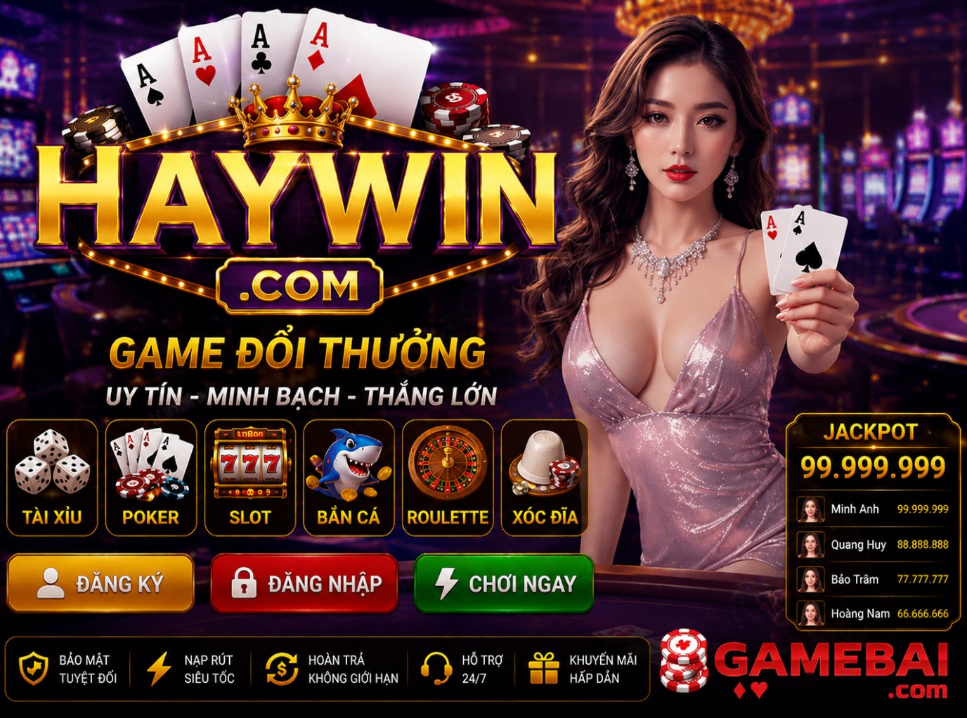 Haywin – Game Bài Đổi Thưởng Giải Trí Được Yêu Thích Hiện Nay