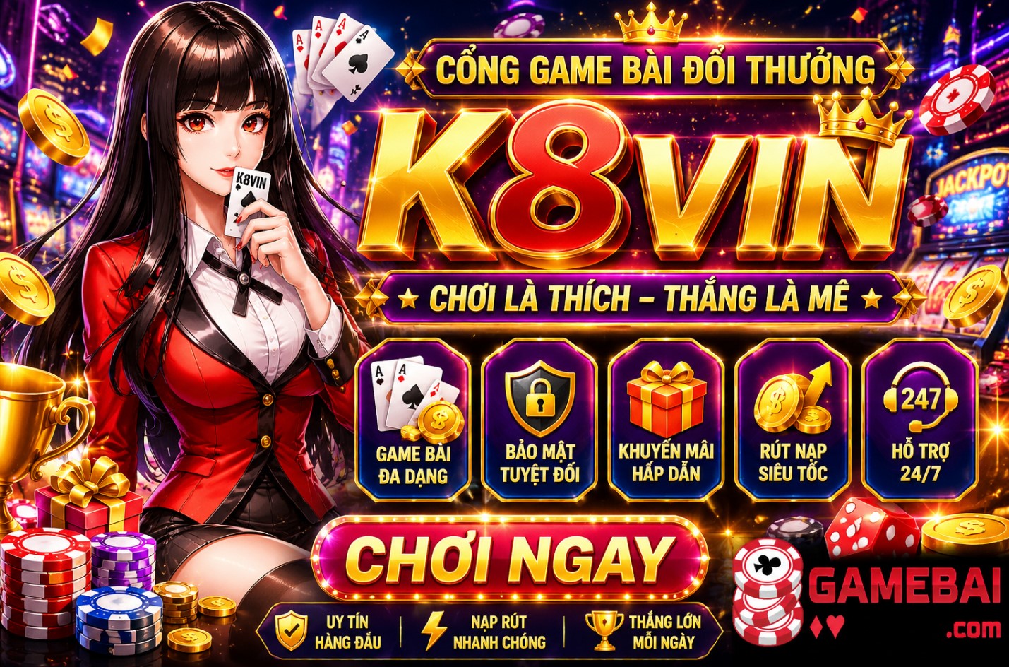 K8Vin – Cổng Game Uy Tín Với Trải Nghiệm Đổi Thưởng Hiện Đại