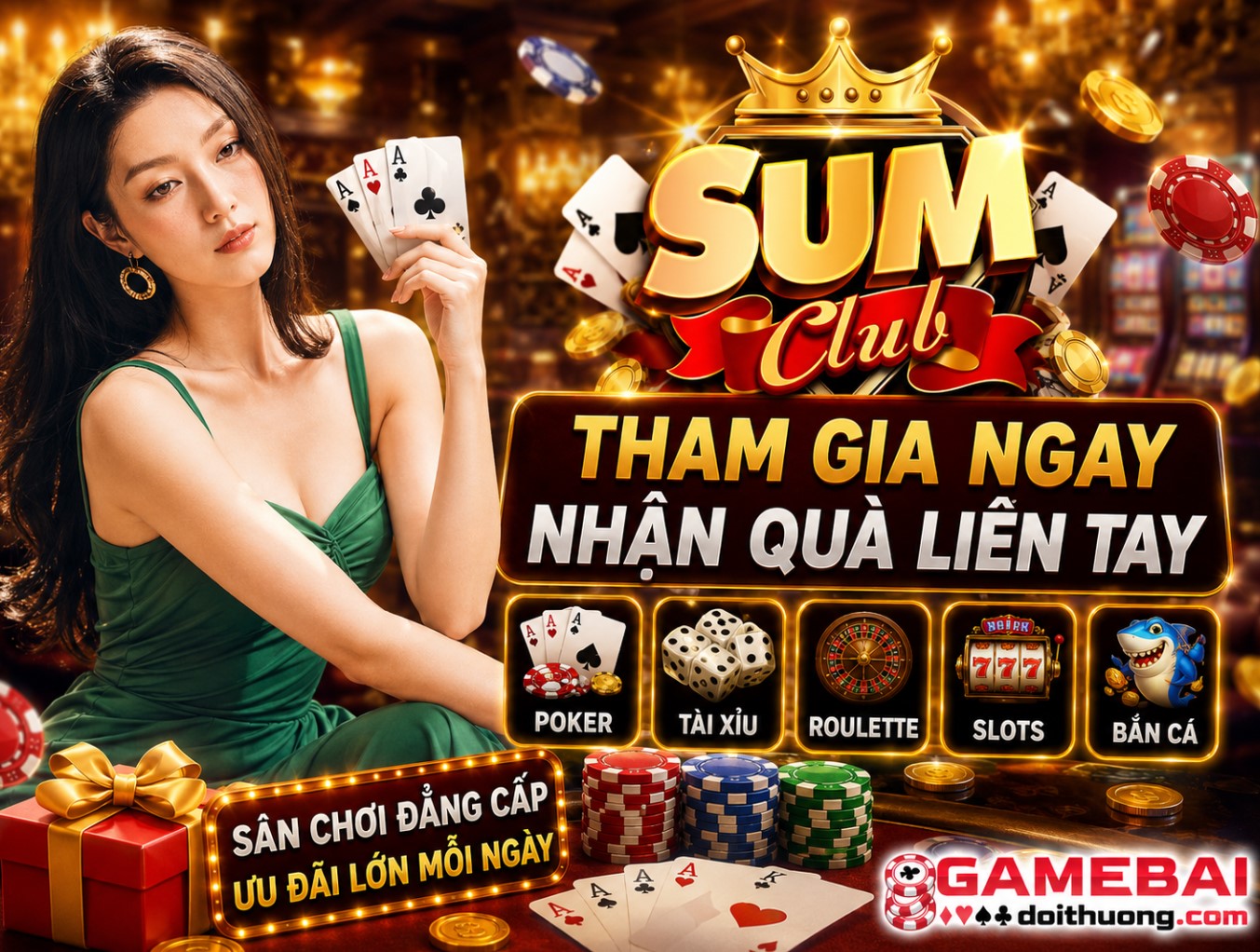 Sumclub – Trải nghiệm thiên đường bài bạc trực tuyến thế hệ mới nhất 2026