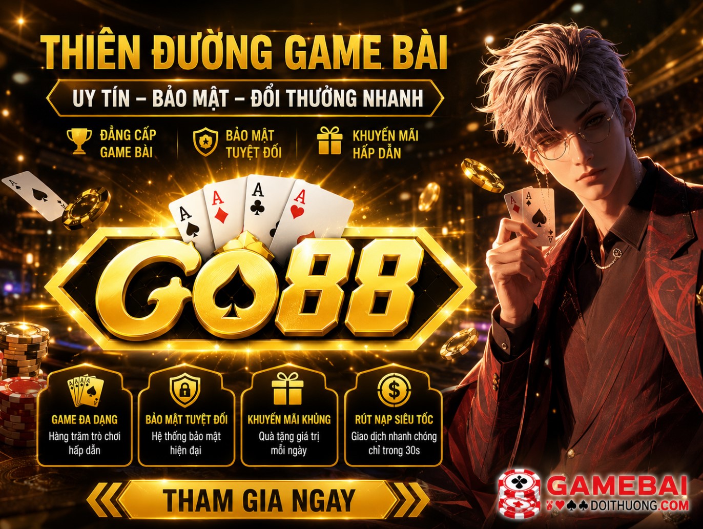 Go88 – Thiên đường cờ bạc online- Link tải Game Bài Go88 IOS, AnDroid 2026