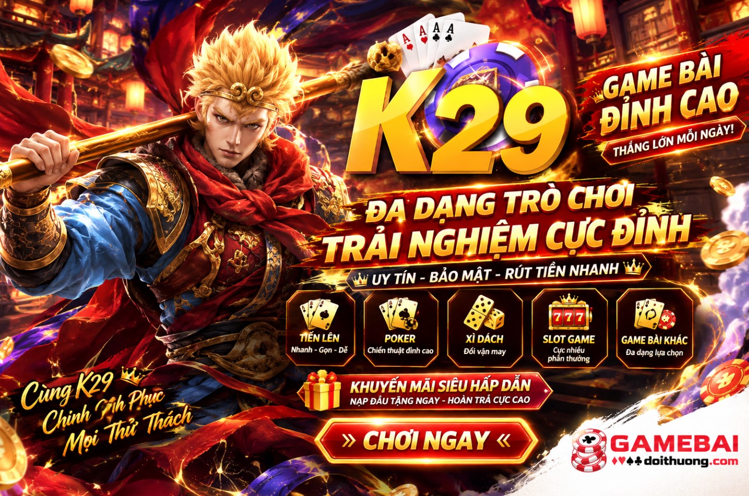 K29 Club – Game bài xanh chín uy tín số 1