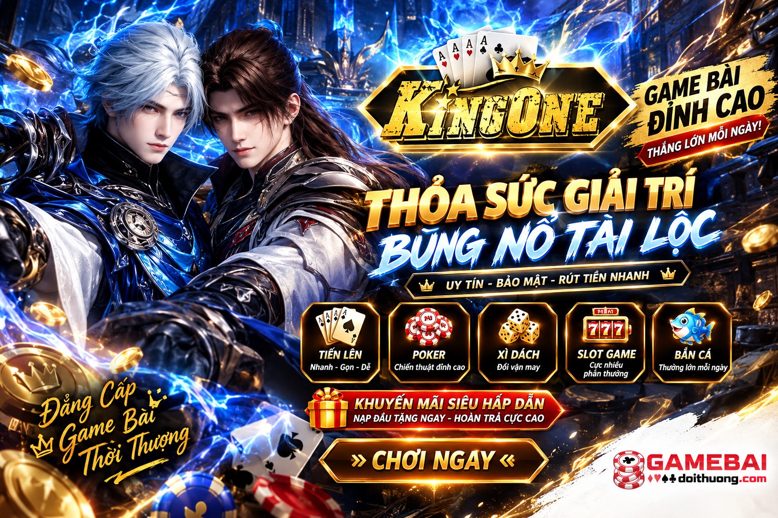 Kingone Win – Sân chơi đẳng cấp cho thần bài